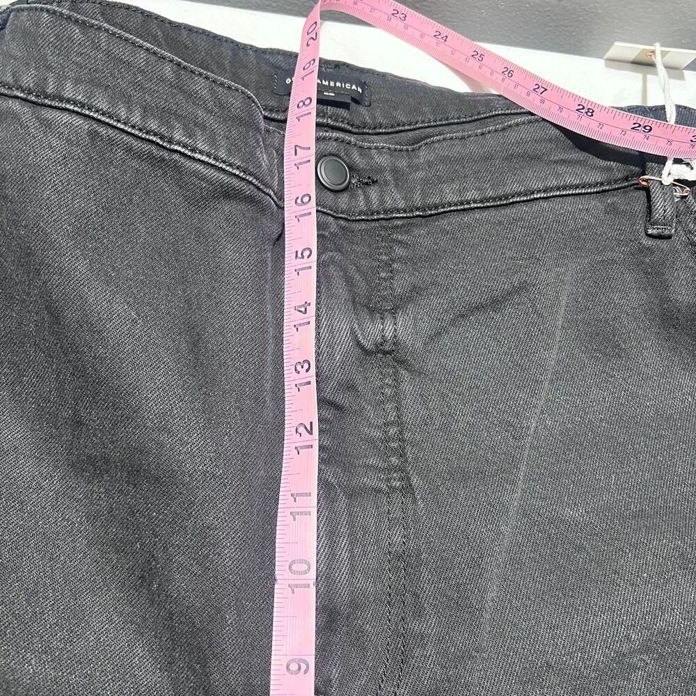 NWT Good American Good Ease Relaxed Jeans Size 28 Plus Black High Rise Wide Leg - Picture 7 of 13